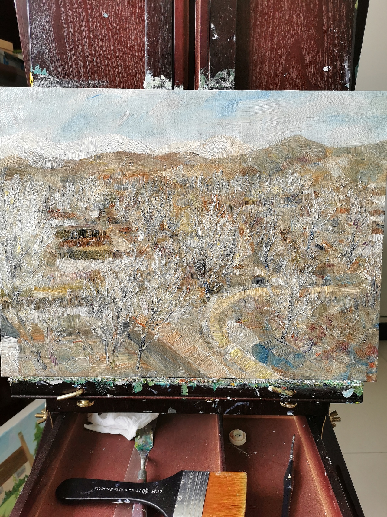 村庄与树（图ZMjUxMjUwNTgw） - 绘画 - 站酷设计师插画师陶然原创素材 - 站酷ZCOOL