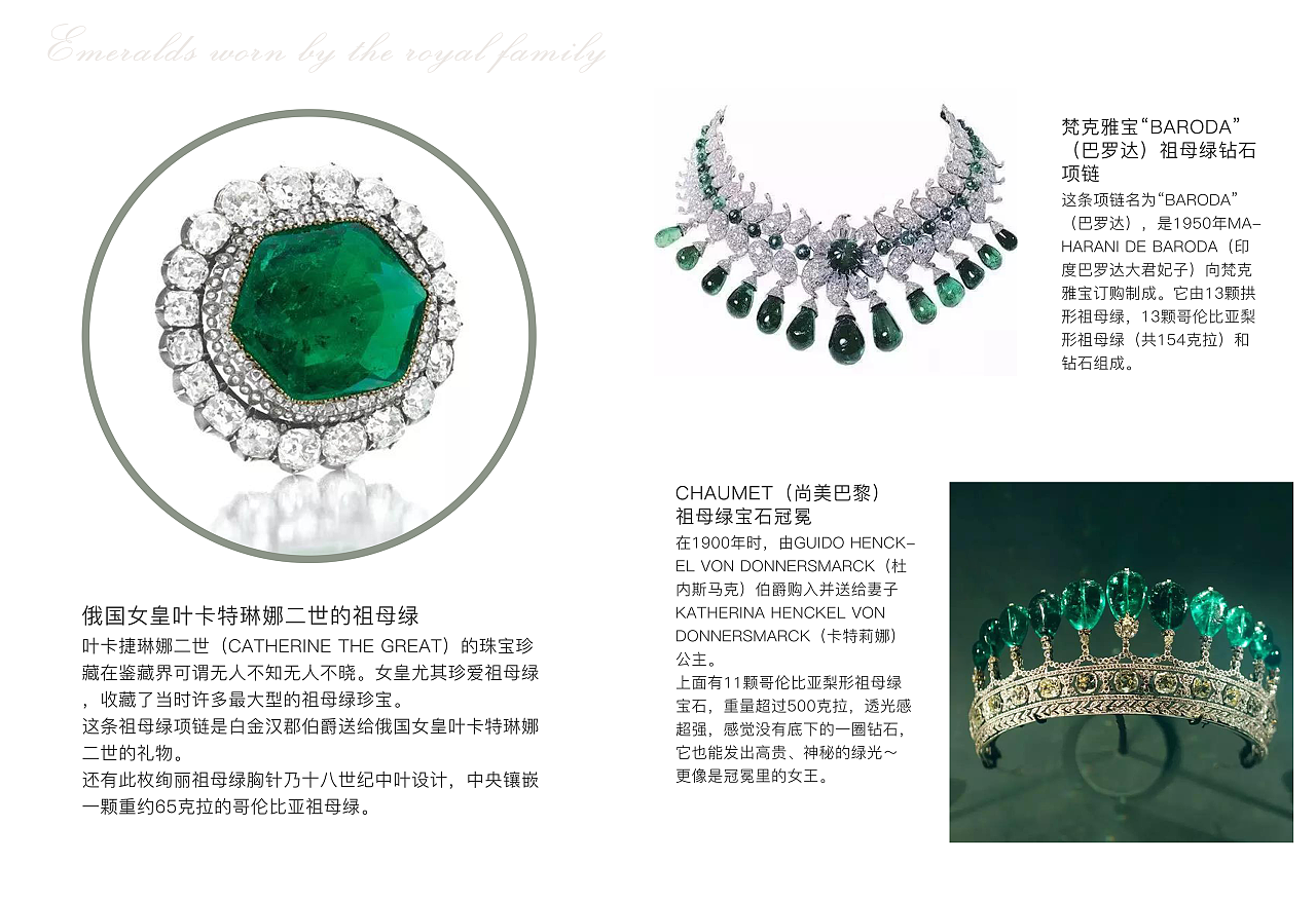 祖母绿珠宝杂志设计(页面设计,排版设计,杂志设计)