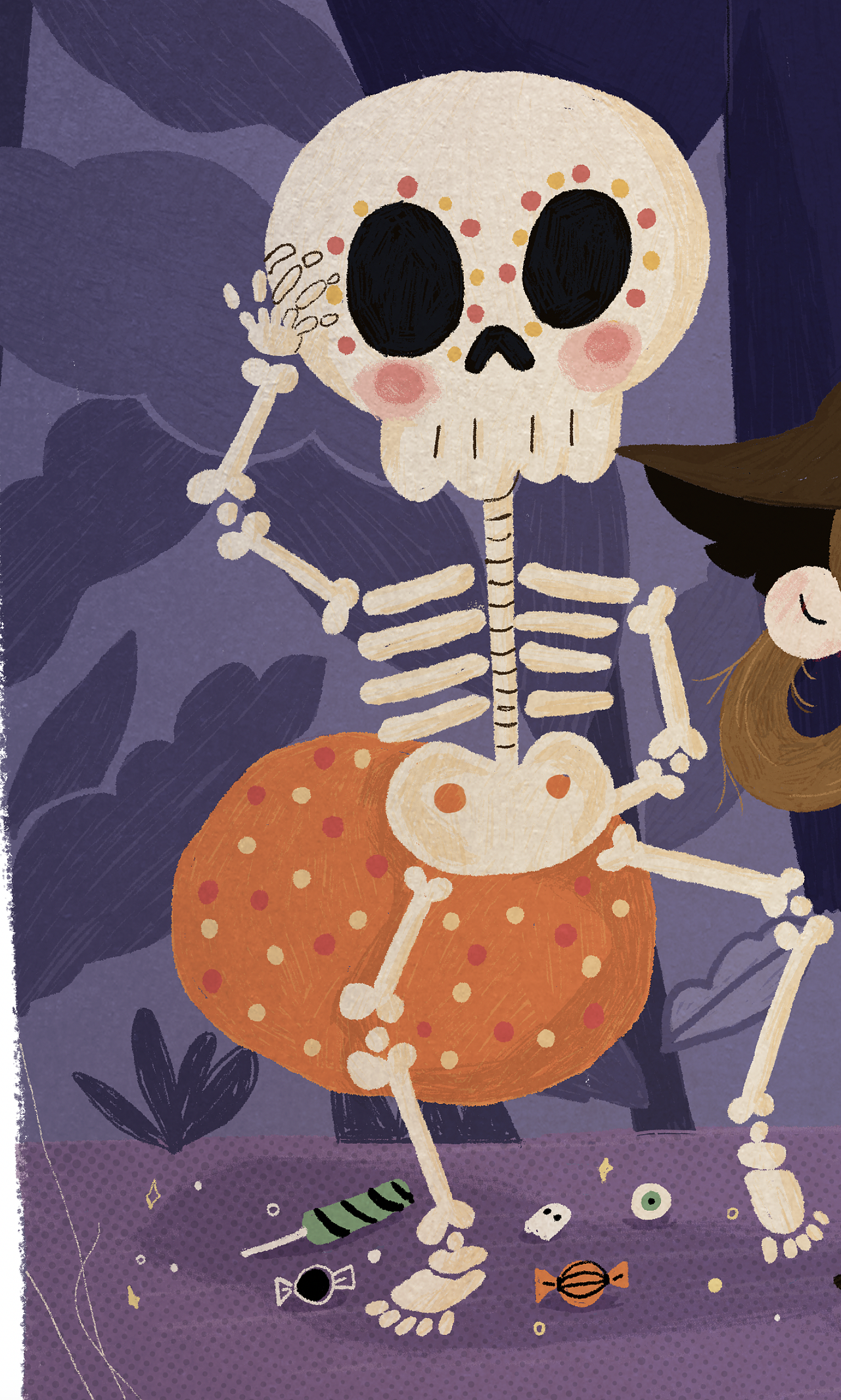 你是万圣节最甜的糖咩（图ZMjMwNDY1NjQ4） - 商业插画 - 站酷设计师ADING阿丁原创素材 - 站酷ZCOOL