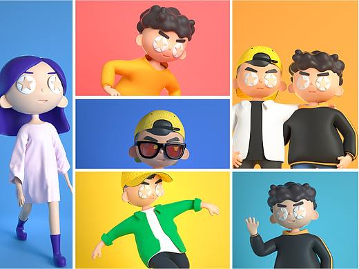 ip角色日历（个人主页-ZNTAwMzU5MzY=） - 人物/生物 - 站酷设计师june_俊俊原创素材 - 站酷ZCOOL