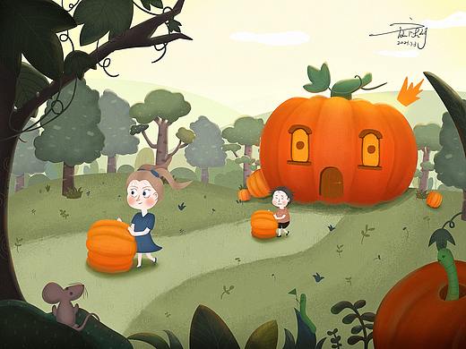 儿插推南瓜原创练习