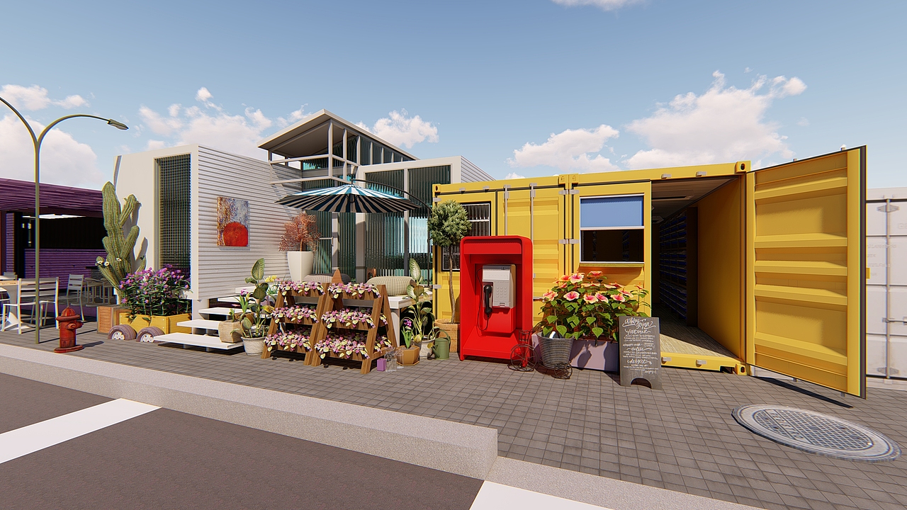 环艺毕业设计作品--北京798街拍基地