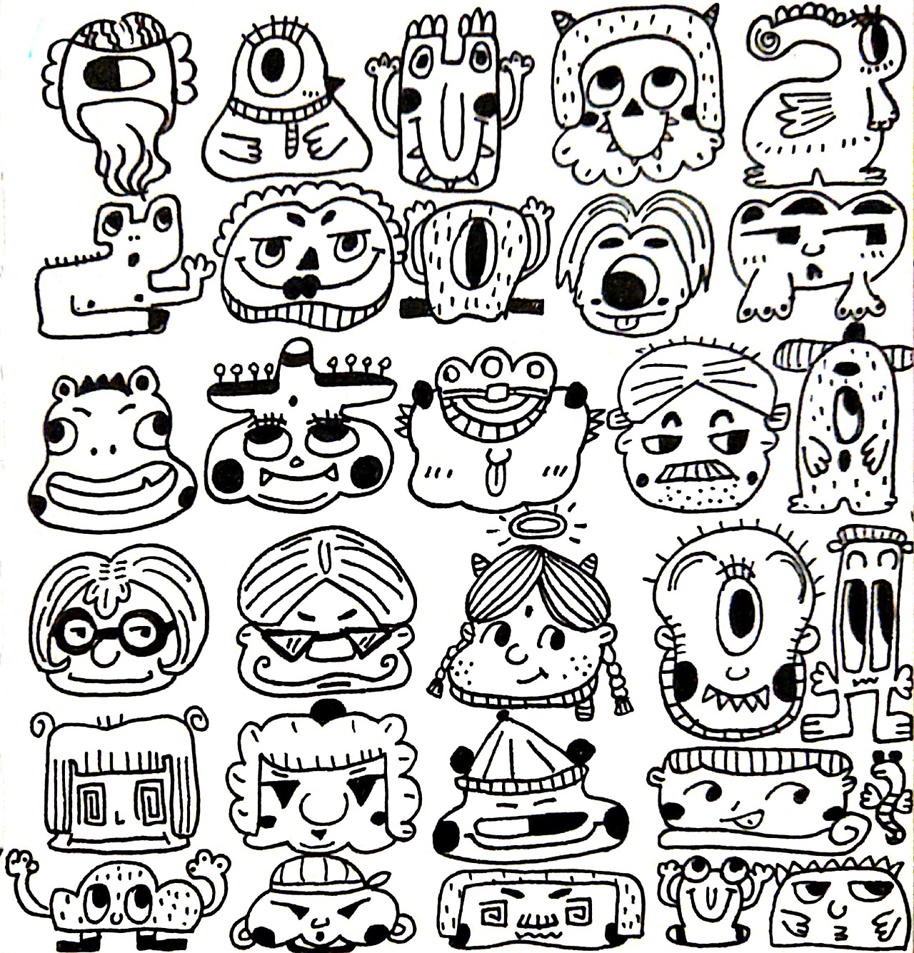 奇奇怪怪（圖ZMjMwODg5NTM2） - 新銳潮流插畫 - 站酷設(shè)計師橙子不甜iii原創(chuàng)素材 - 站酷ZCOOL