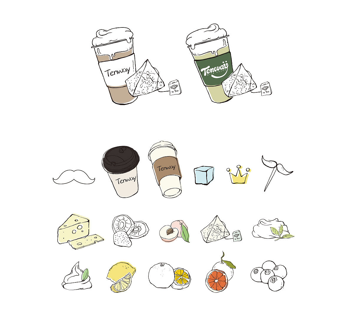 甜薈2.0 品牌形象升級(jí)（圖ZODY1MDQxMTY=） - 品牌 - 站酷設(shè)計(jì)師漢禧品牌顧問原創(chuàng)素材 - 站酷ZCOOL