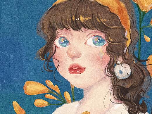 你的女孩（个人主页-ZMzUyMjUxMDg=） - 商业插画 - 站酷设计师飞行小岛原创素材 - 站酷ZCOOL