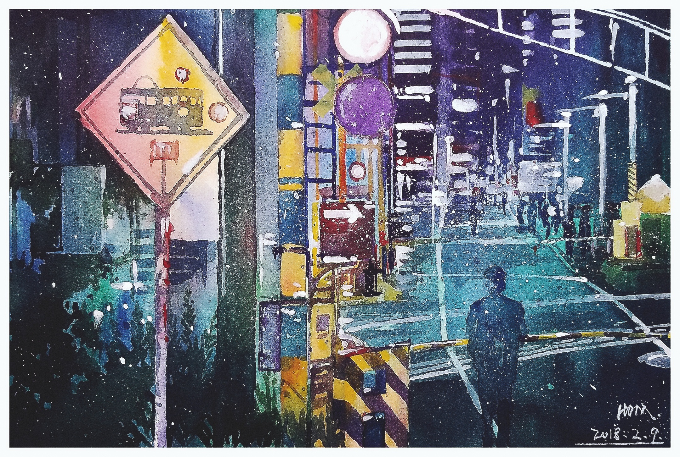 不夜城_翁坤鸿-站酷zcool