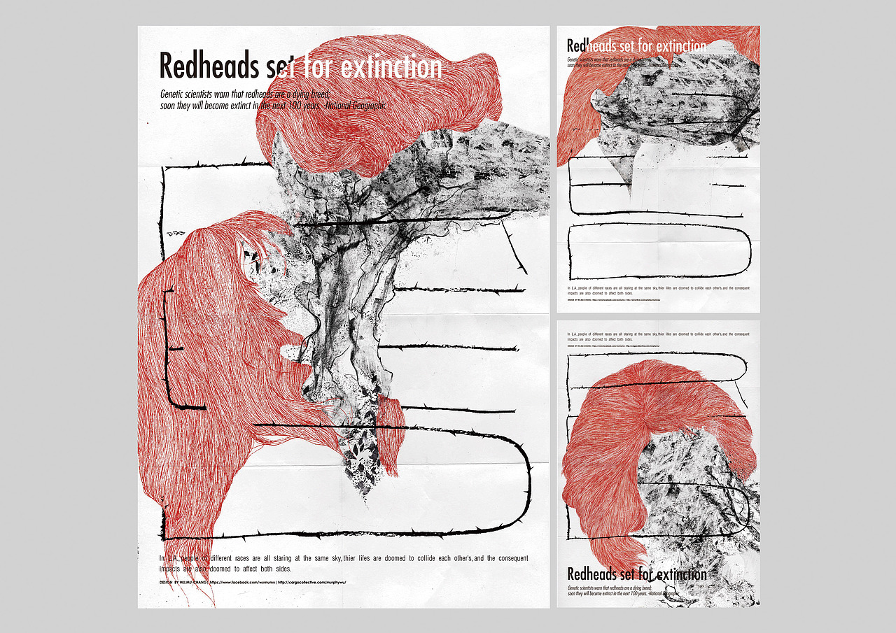 紅髮終將滅亡 Redheads set for extinction（图ZMjA4MzMwOTY=） - 海报 - 站酷设计师吳穆昌原创素材 - 站酷ZCOOL