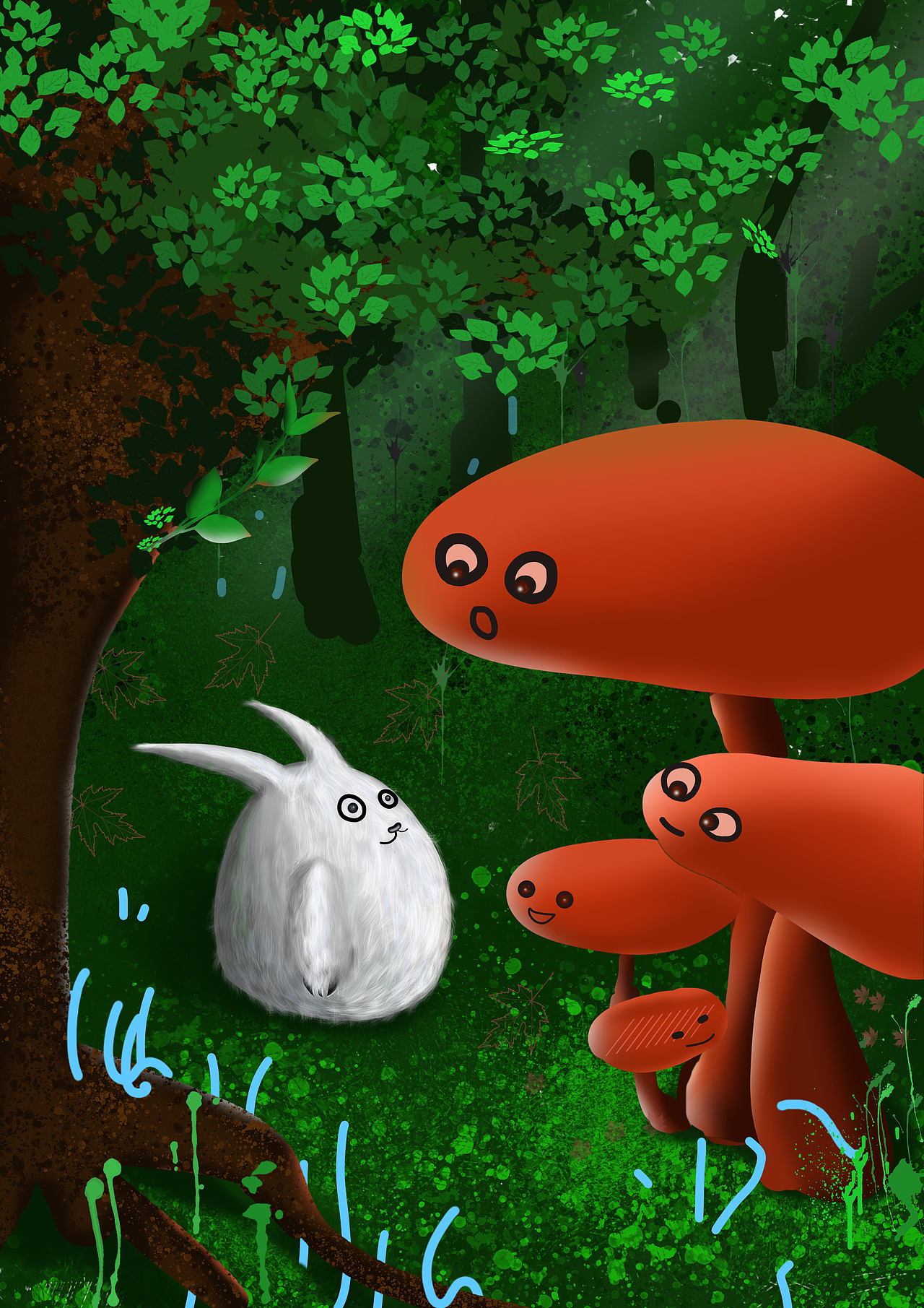 插画（图ZMjEyNDI3MTk2） - 创作习作 - 站酷设计师栖曦原创素材 - 站酷ZCOOL