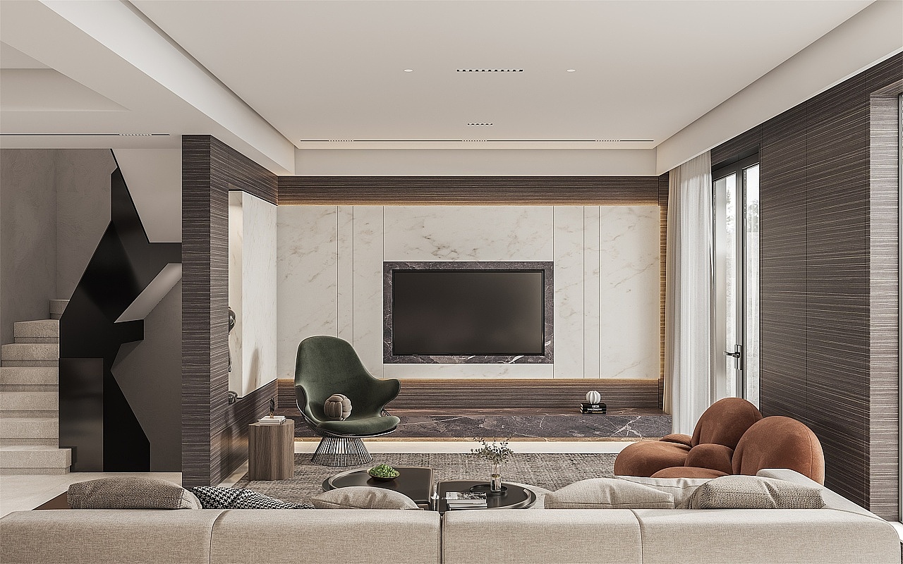 客餐厅效果图作品