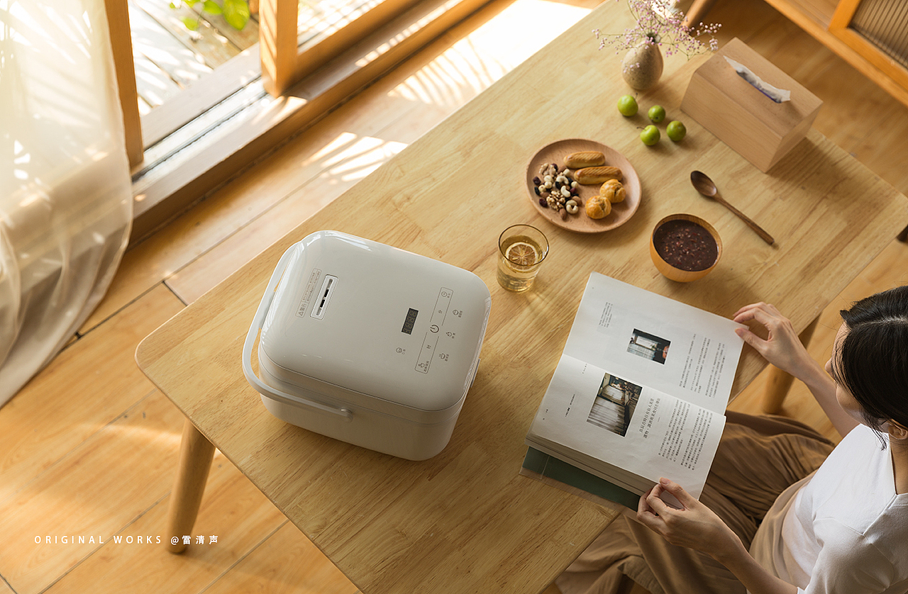 家用智能饭锅拍摄