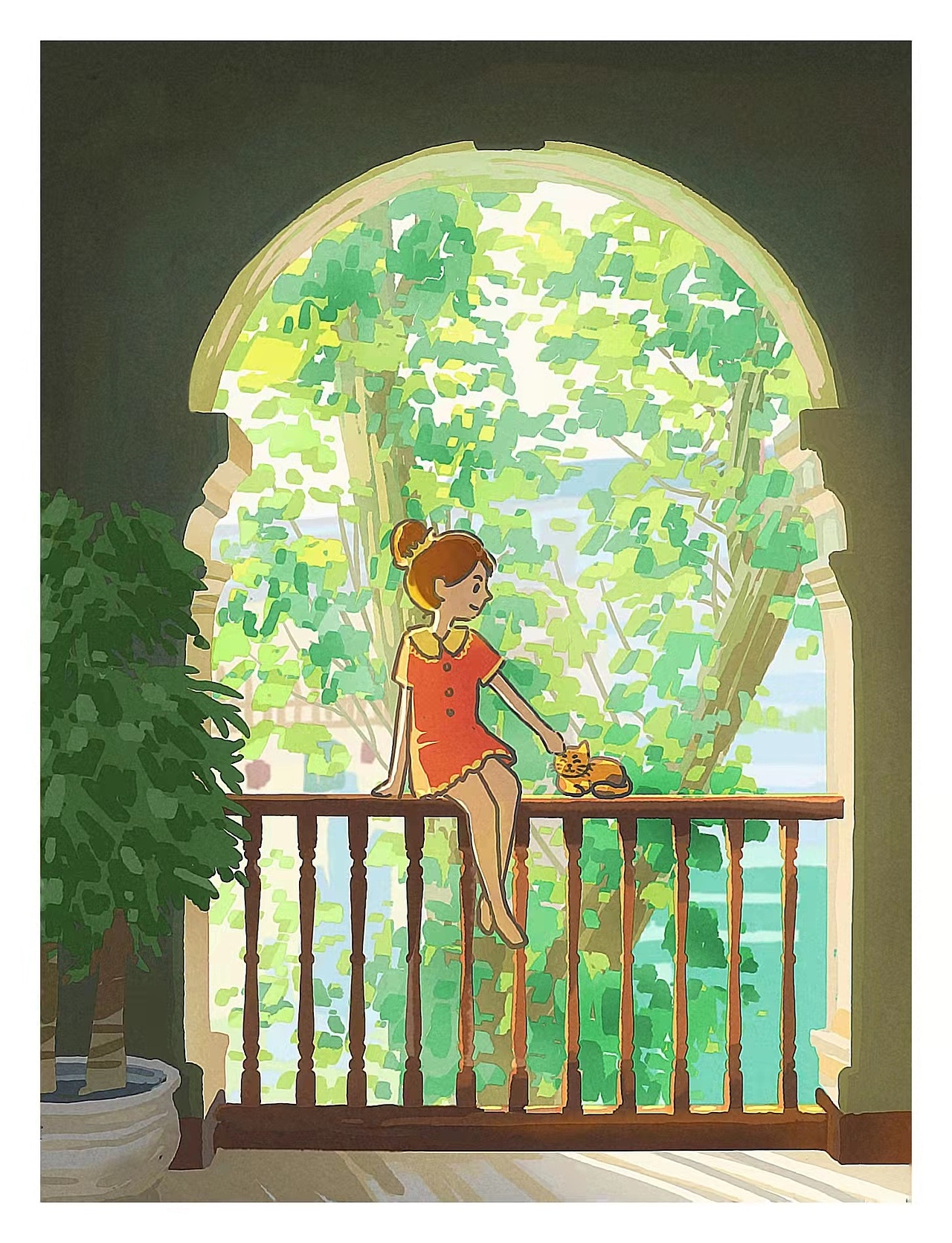 插画色彩练习（图ZMjkzMjk1MzUy） - 创作习作 - 站酷设计师画画的小鹿原创素材 - 站酷ZCOOL
