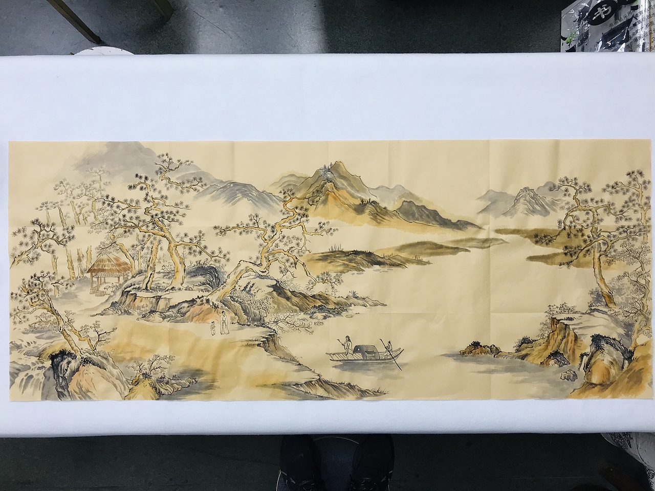 宝地雅居图国画画家杨瑞先生创作绘制（图ZMzU0NTI5MjAw） - 绘画 - 站酷设计师中国画家湖北杨瑞原创素材 - 站酷ZCOOL