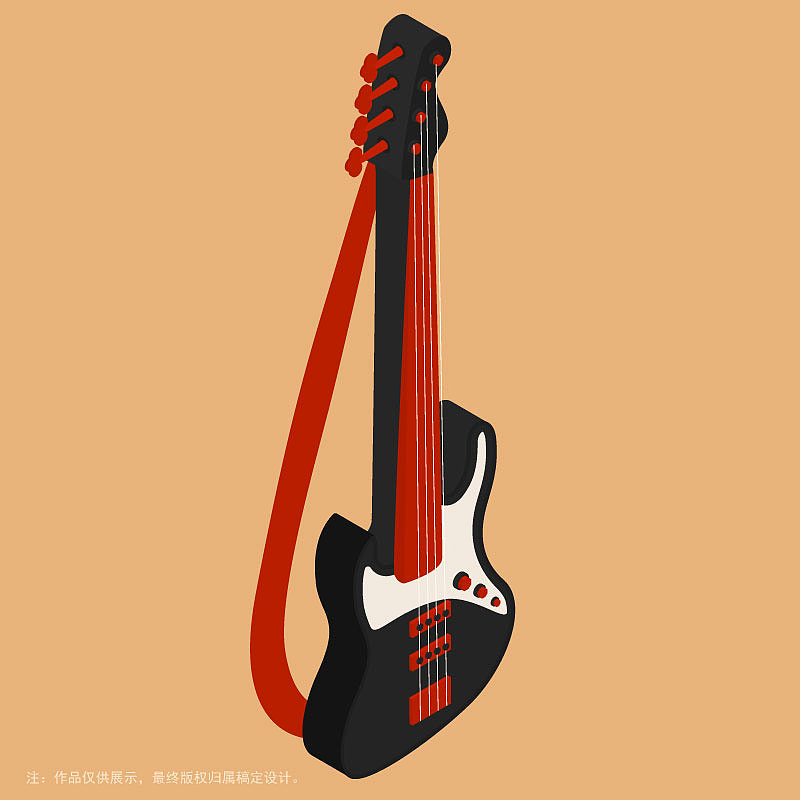 2.5D樂器插畫（圖ZMjMxOTEyMzYw） - 藝術(shù)插畫 - 站酷設(shè)計(jì)師聰明的左撇子原創(chuàng)素材 - 站酷ZCOOL