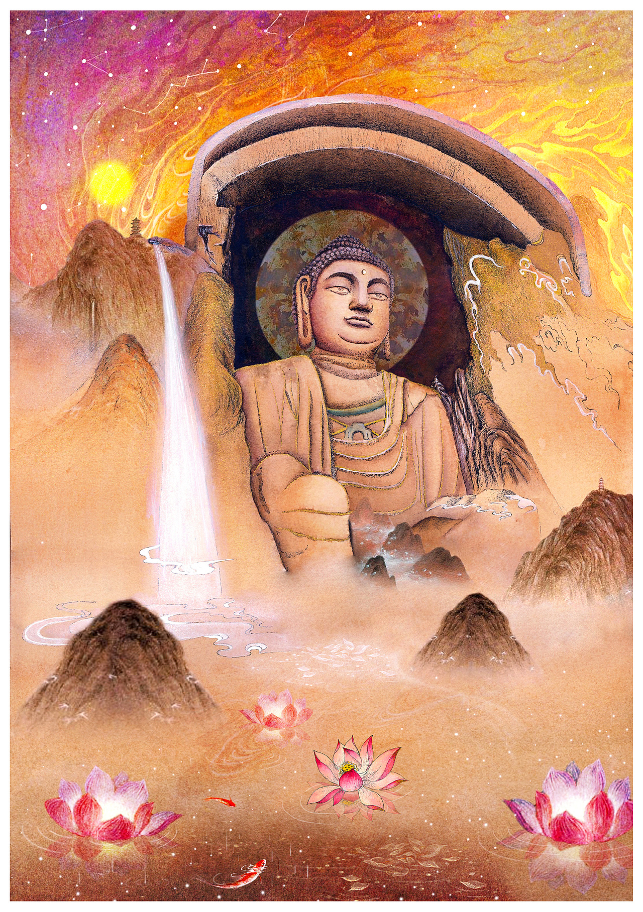 手绘宁夏|插画|商业插画|wszqg084729_原创作品-站酷zcool