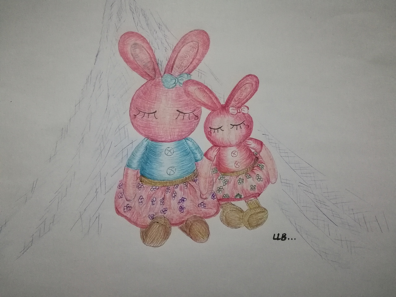 圆珠笔——绒毛玩具（图ZMTEwNzM2MTg0） - 创作习作 - 站酷设计师八戒妹妹原创素材 - 站酷ZCOOL