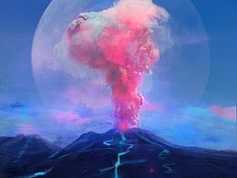 火山行