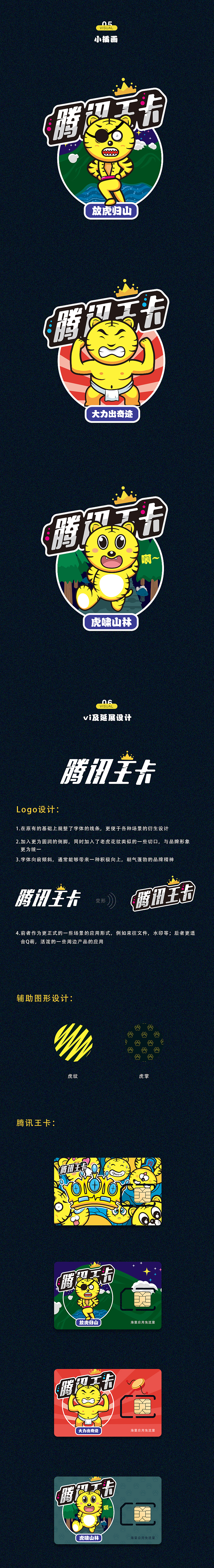 腾讯王卡品牌形象设计—八面虎（图ZMTAzMzE5NTcy） - IP形象 - 站酷设计师夏琼奇原创素材 - 站酷ZCOOL