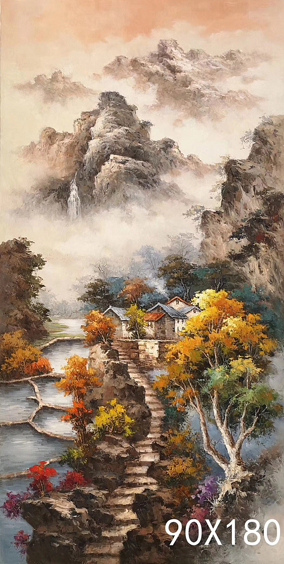 精品山水风景油画