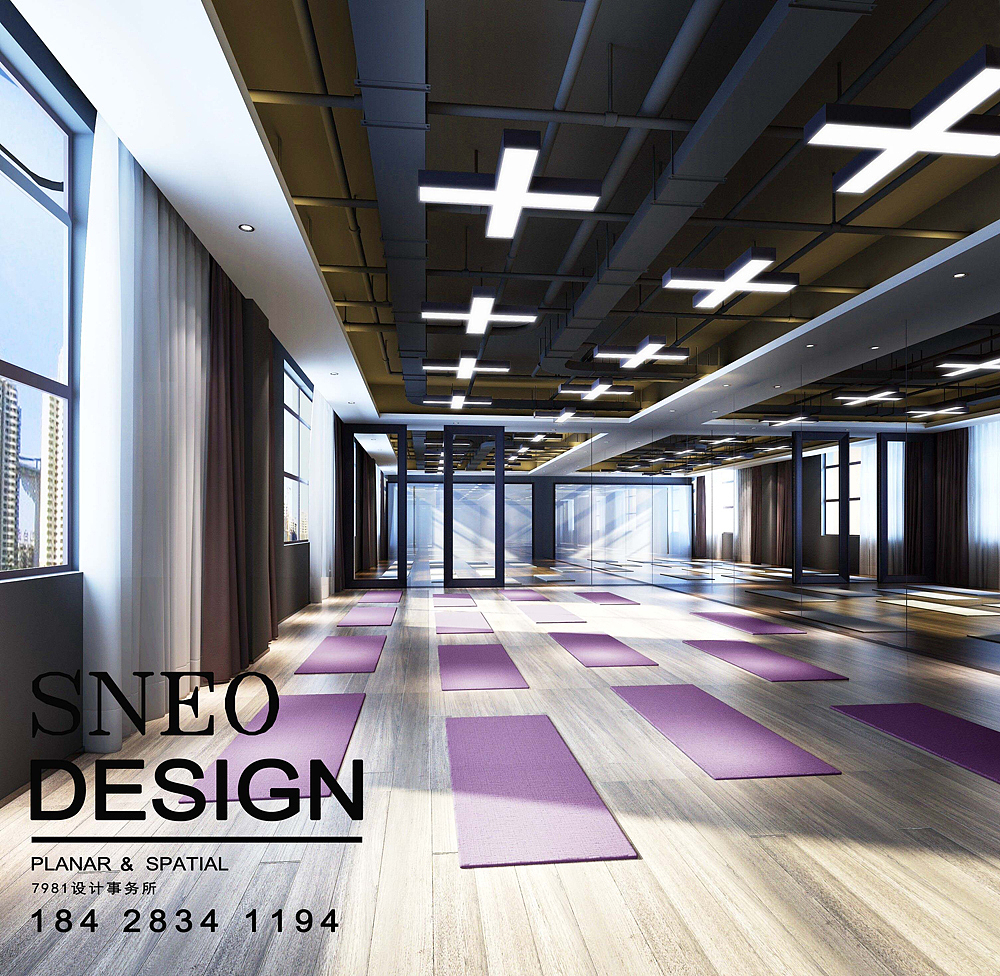 成都Crossfit健身会所设计|成都专业健身房设计装饰|成都健身房装饰装修（图ZNjE2NzE0MTI=） - 家装设计 - 站酷设计师拙与巧原创素材 - 站酷ZCOOL