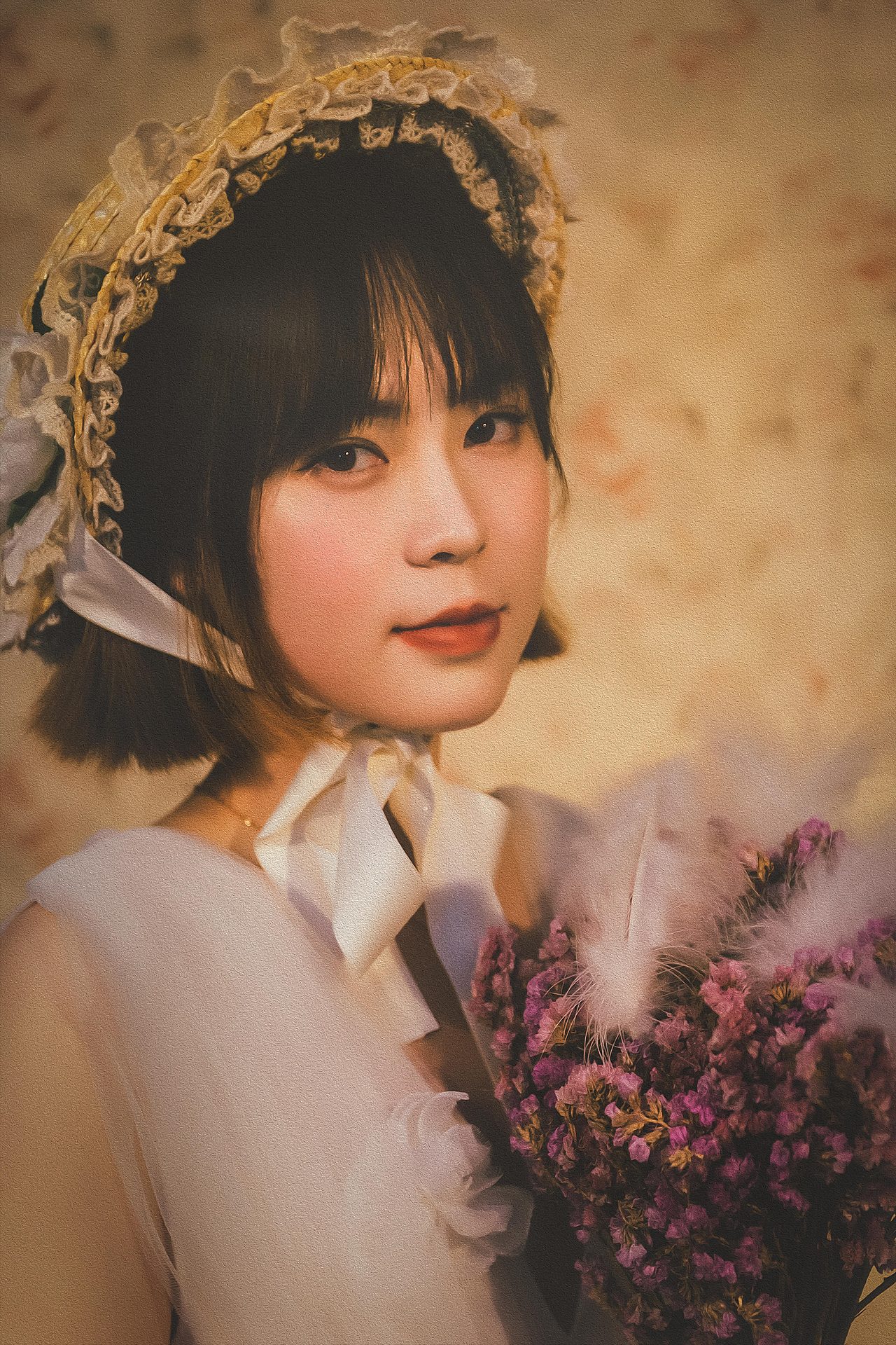 花与少女（图ZMjg1ODY4Mzc2） - 人像摄影 - 站酷设计师穷haha原创素材 - 站酷ZCOOL