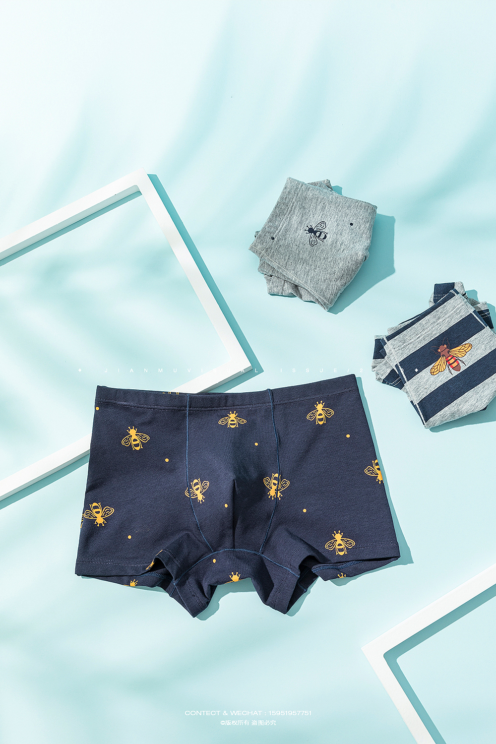 儿童内裤摄影丨云想衣 × 简木视觉 内衣 创意产品摄影