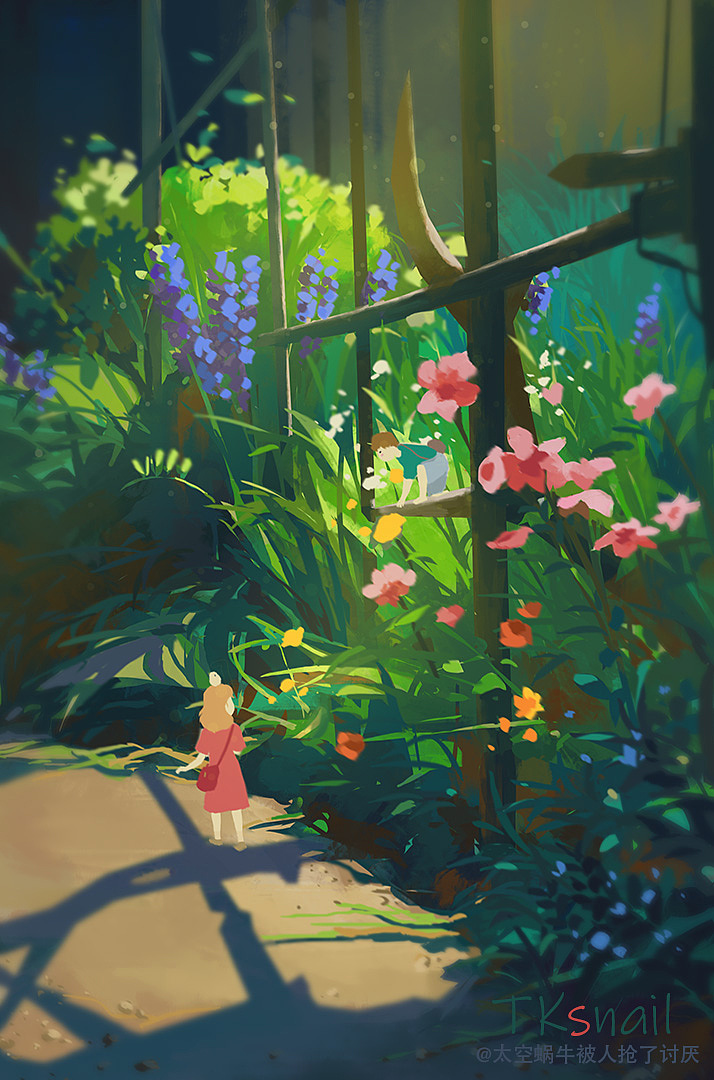 平面插画（图ZMjU0Mzc0Mzg0） - 创作习作 - 站酷设计师太空蜗牛爱画画原创素材 - 站酷ZCOOL