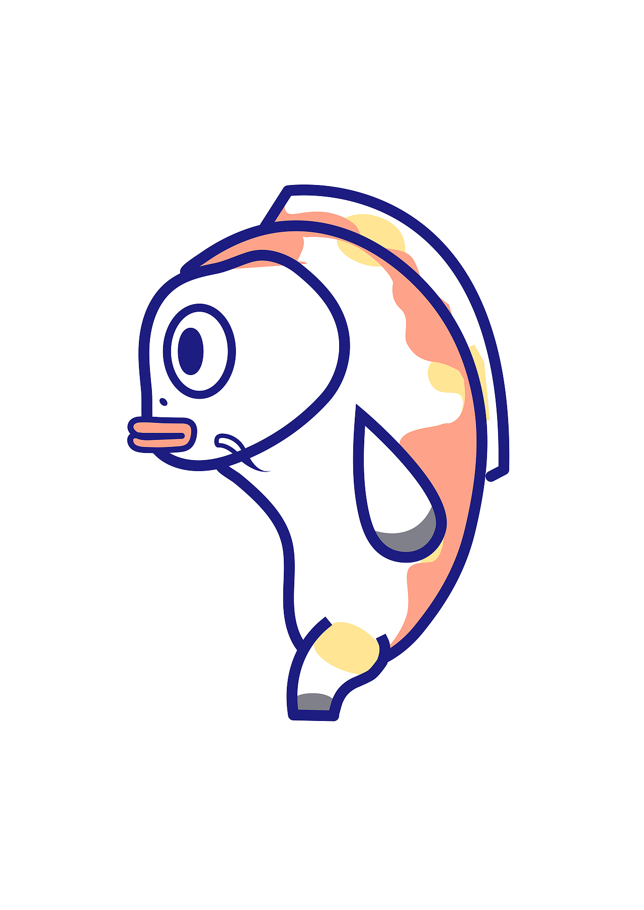 中体彩吉祥物形象设计小锦鲤巴波