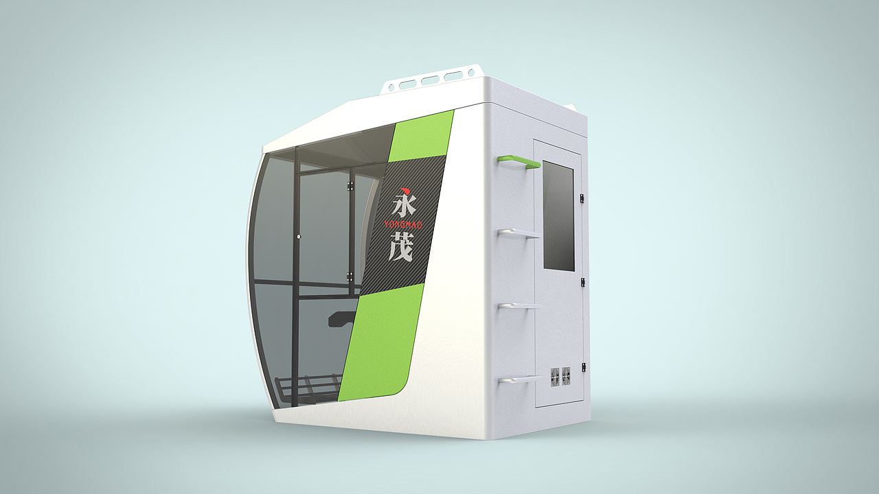 永茂建机塔吊司机室设计方案（图ZMjM5OTM4MzI4） - 工业用品/机械 - 站酷设计师tootwo原创素材 - 站酷ZCOOL