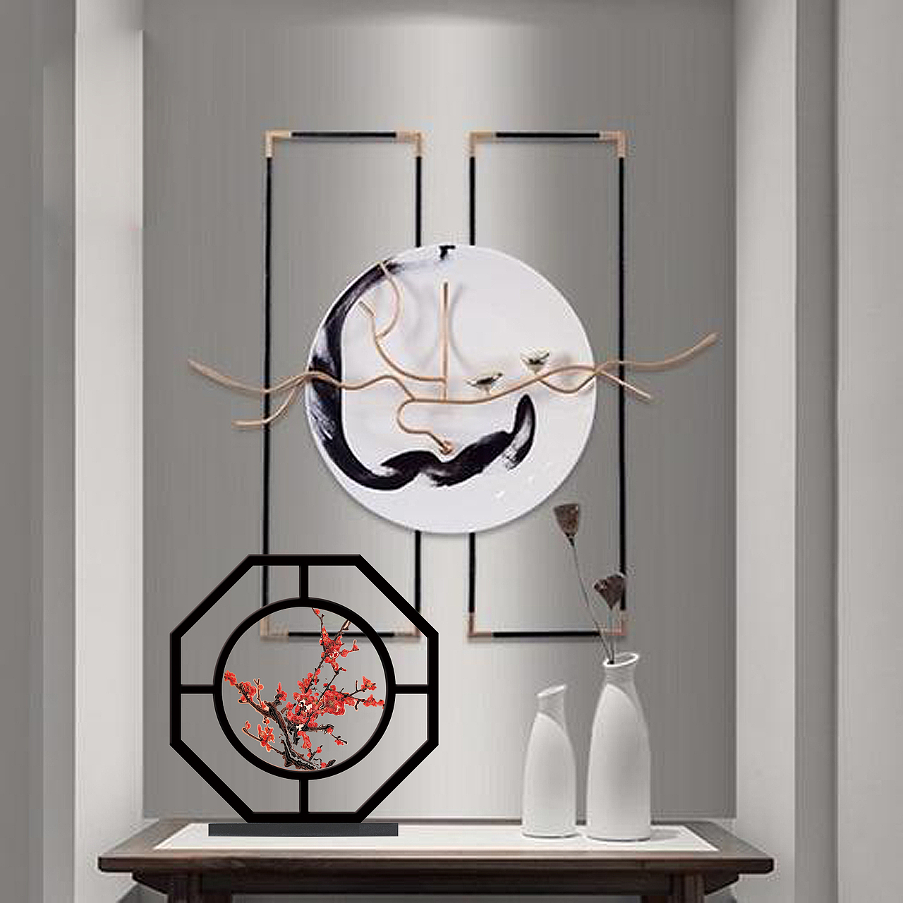 观园屏风，艺术摆件（图ZMjU4ODc4MjA4） - 工艺品设计 - 站酷设计师匠艺文创原创素材 - 站酷ZCOOL