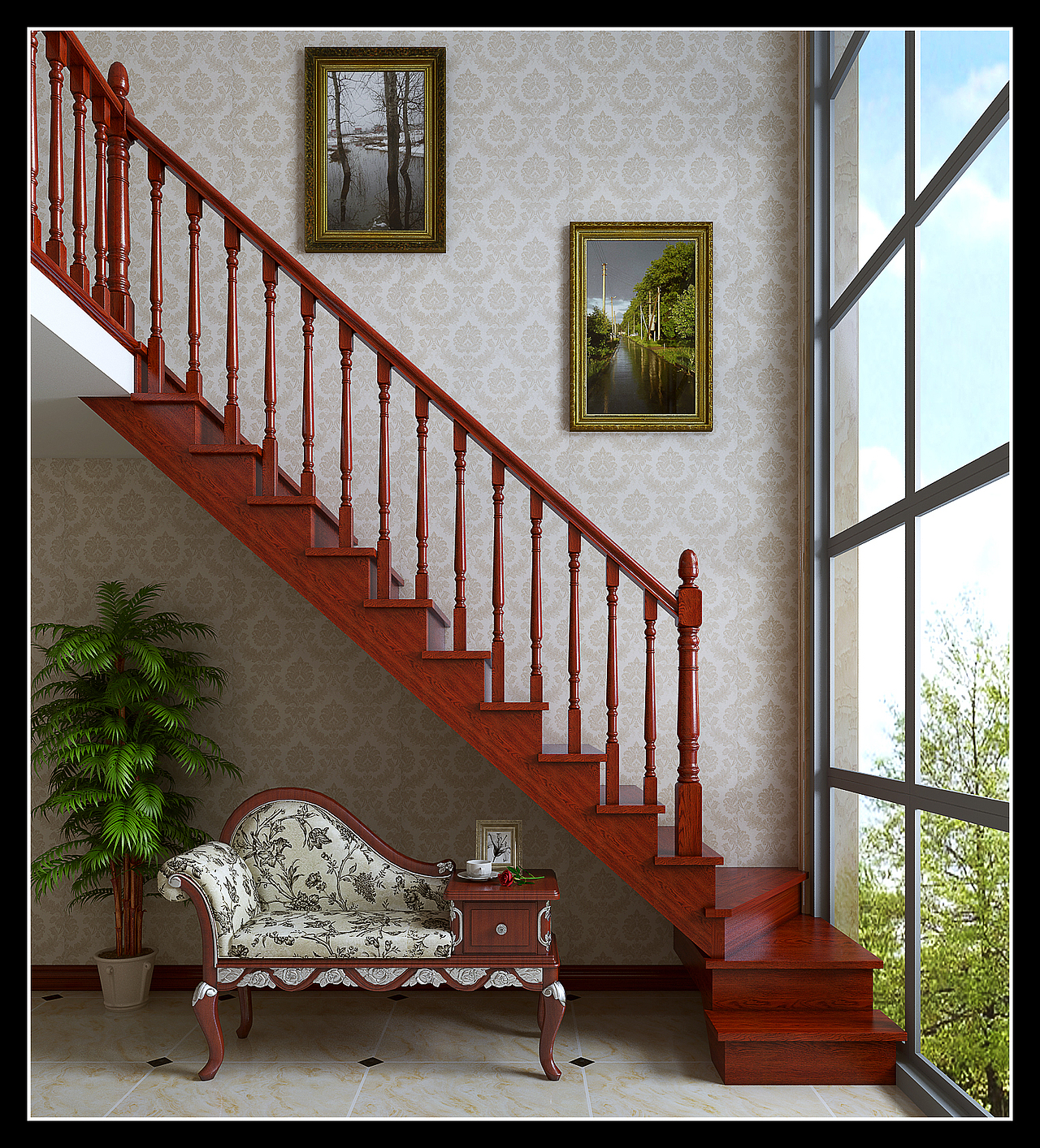 复式别墅楼梯楼梯方案