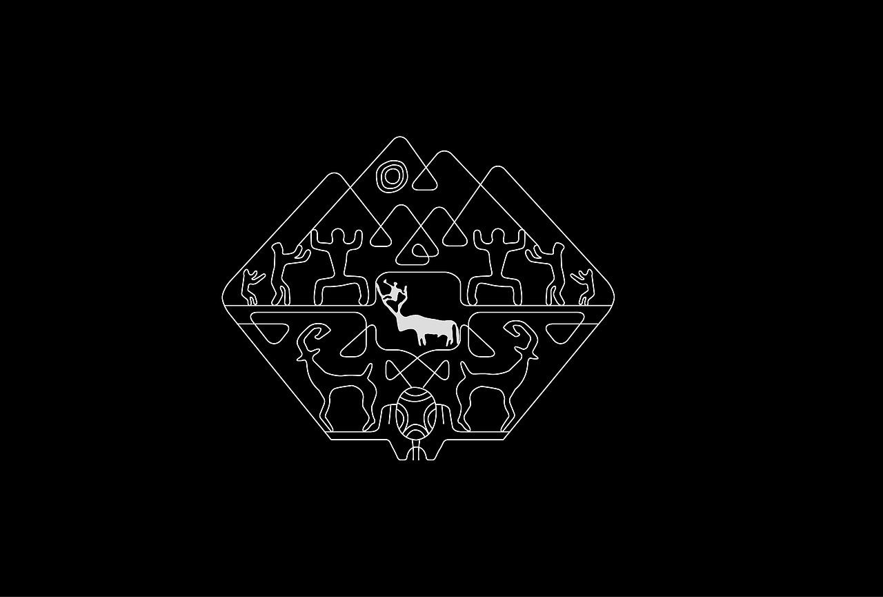 岩画（图ZMjg1MDg1MTEy） - 图案 - 站酷设计师飞戈0794原创素材 - 站酷ZCOOL