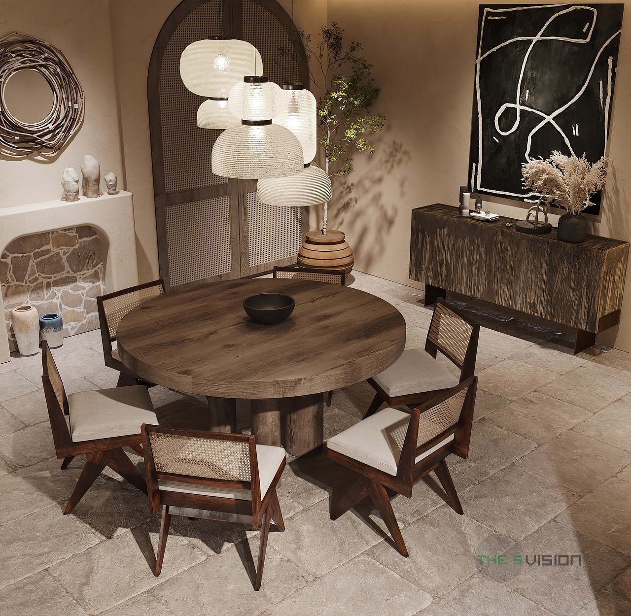 侘寂别墅（图ZMjQyMzI0ODg4） - 家装设计 - 站酷设计师霸都THES原创素材 - 站酷ZCOOL