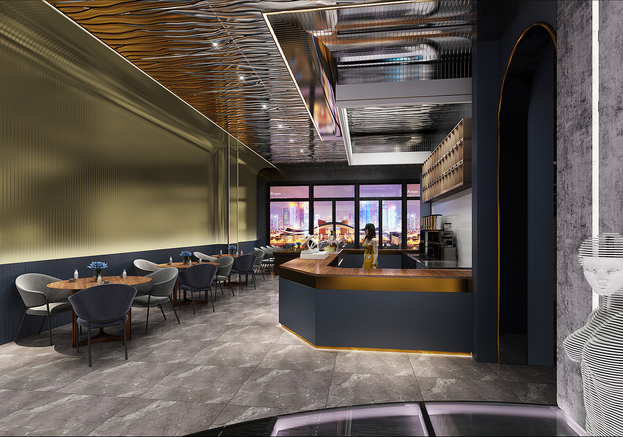 甘肃兰州火锅店设计（图ZMjY3MzE5NjM2） - 酒店餐饮设计 - 站酷设计师甘肃筑梦空间设计原创素材 - 站酷ZCOOL