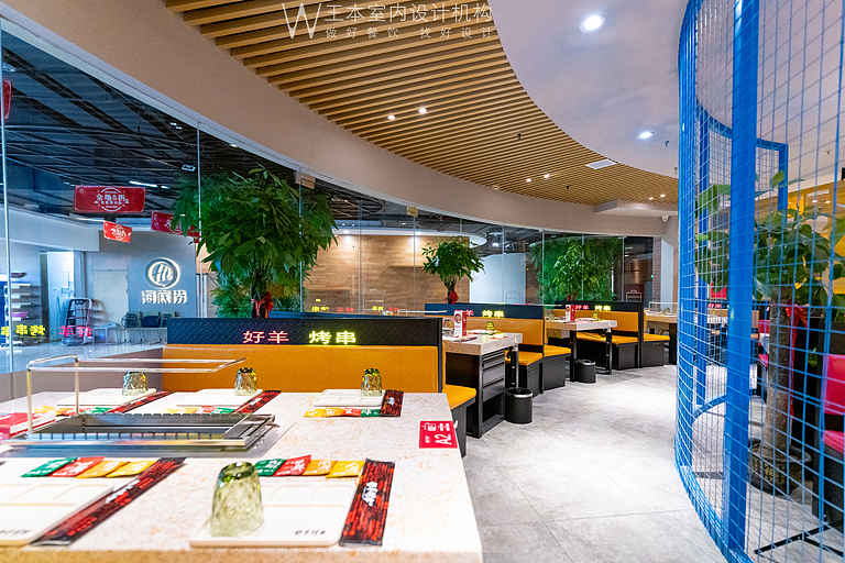 徐州好羊烤串全自动烧烤店装修设计前厅后厨一站式服务