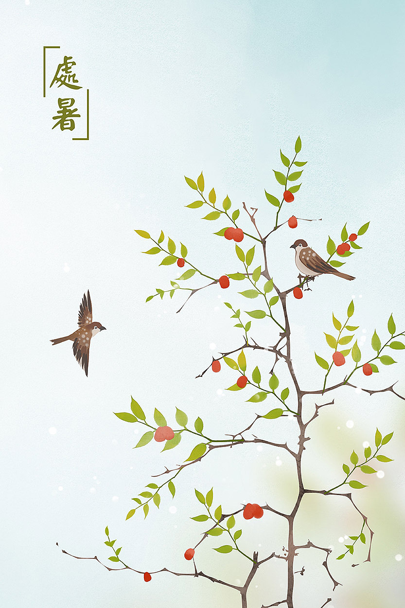 【诗意中国风插画】二十四节气系列（图ZMjEzMTI3MzA0） - 创作习作 - 站酷设计师石家小鬼原创素材 - 站酷ZCOOL