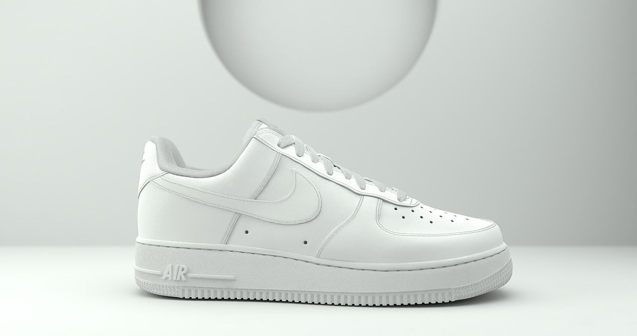 耐克 空军建模渲染（图ZMjYzNDE1ODMy） - 鞋履设计 - 站酷设计师悠然下南山原创素材 - 站酷ZCOOL