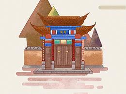 书签设计插画