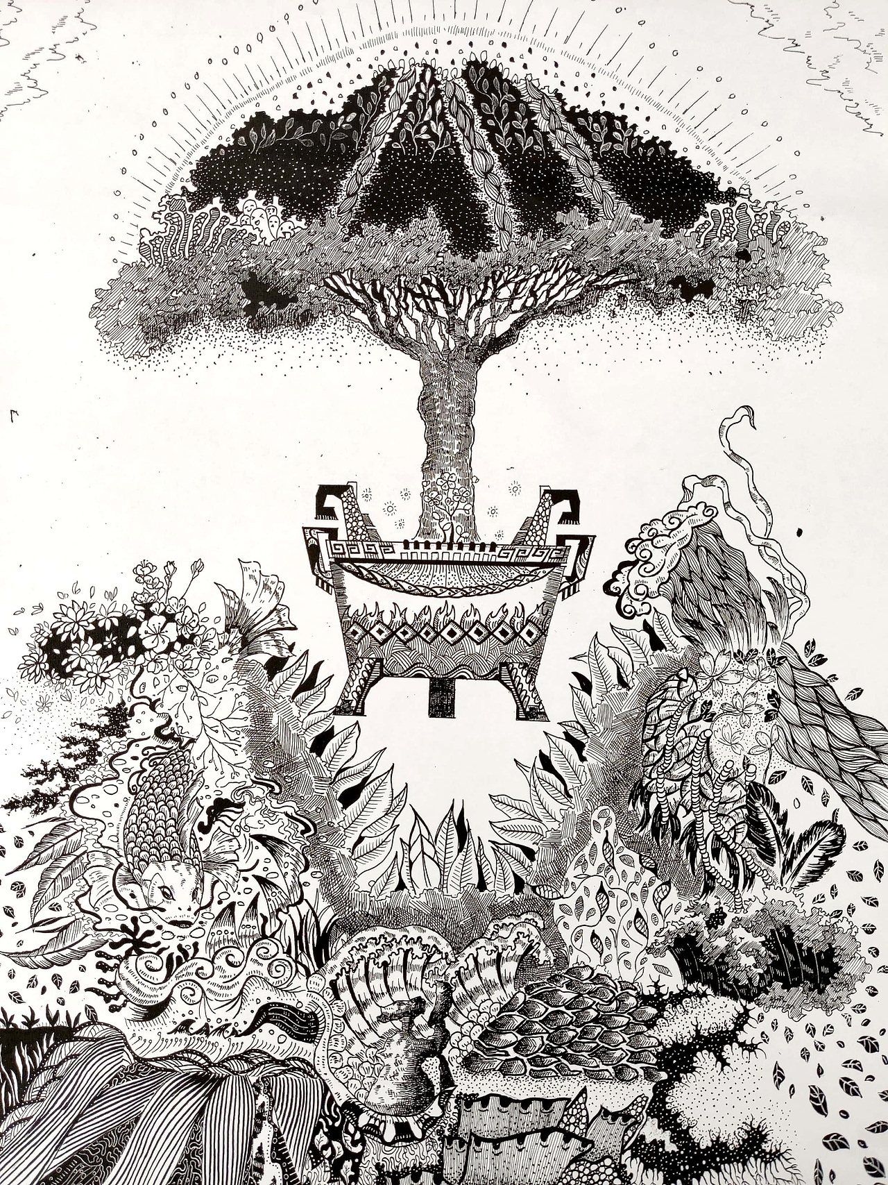 近期针管笔手绘作品合集