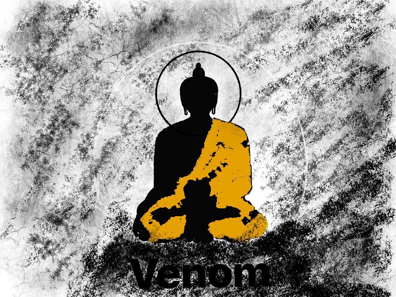 现代唐卡（图ZMjIwMzk1NzY0） - 新锐潮流插画 - 站酷设计师VENOMMU原创素材 - 站酷ZCOOL