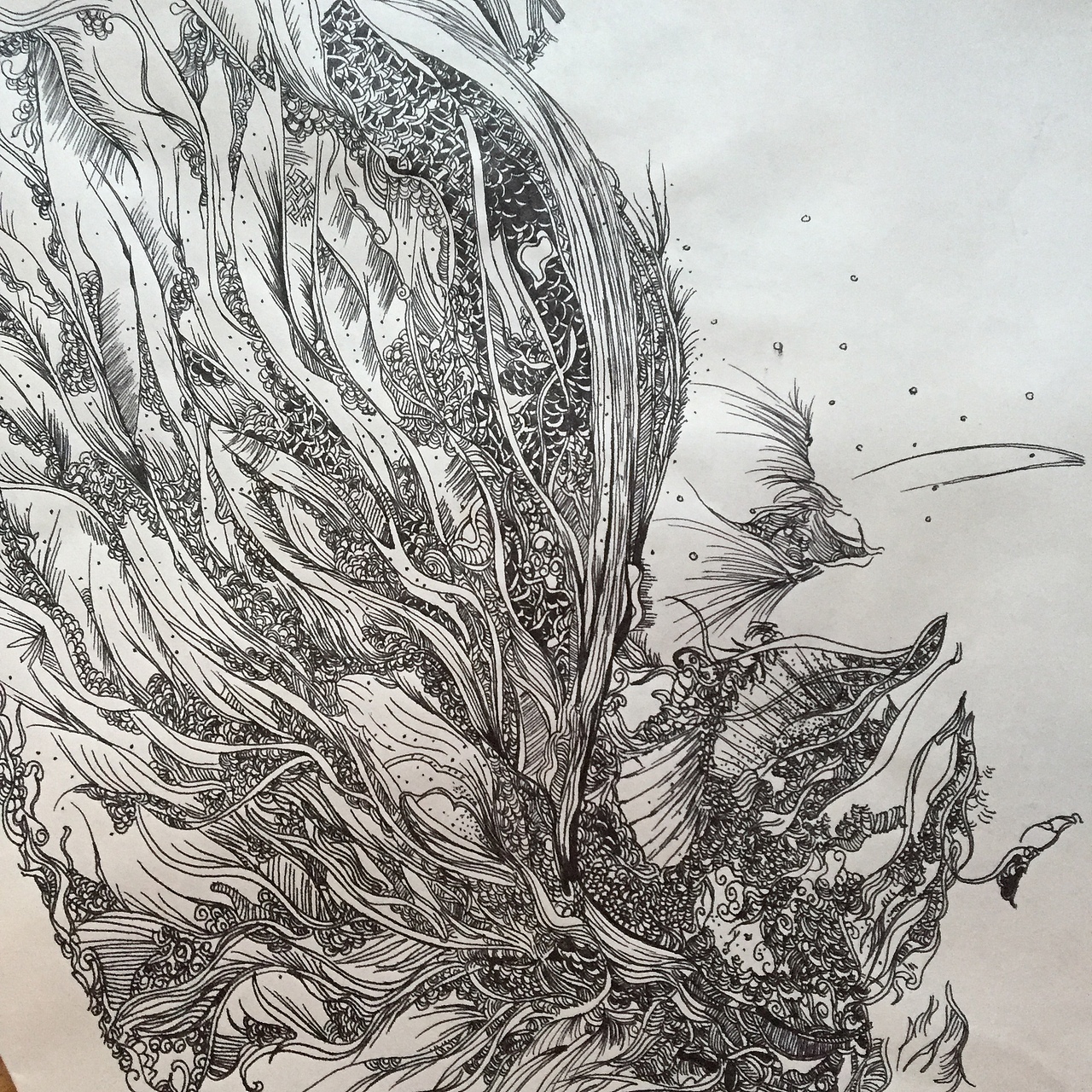 临摹一个学长的画