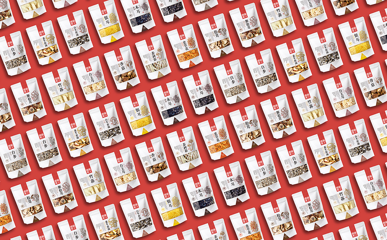 云南“滇蜀家人”野生菌系列包装——意形社