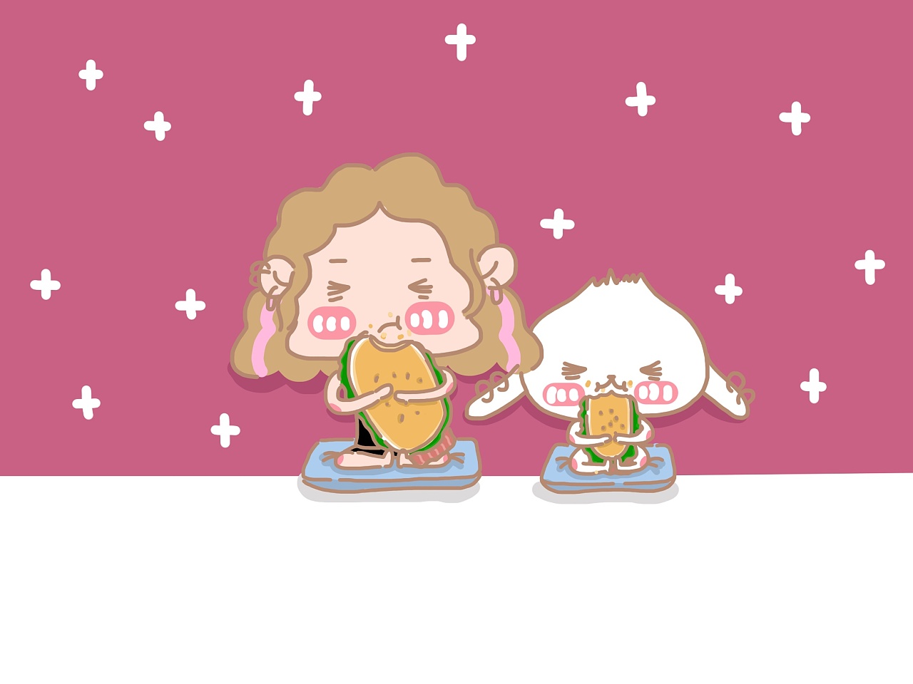 "众生皆苦 你喜欢什么味儿 我都买给你"|插画|其他插画|meatt米提特