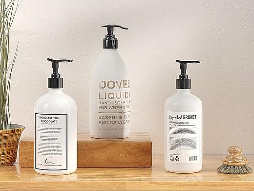 洗发水临摹练习