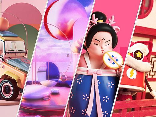 潮流设计 | 十二月Behance最热C4D作品集合