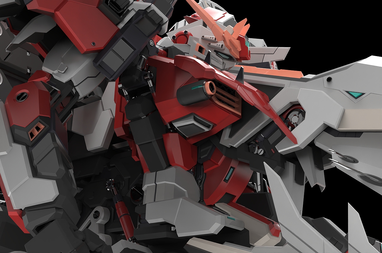 深度强袭高达3d建模