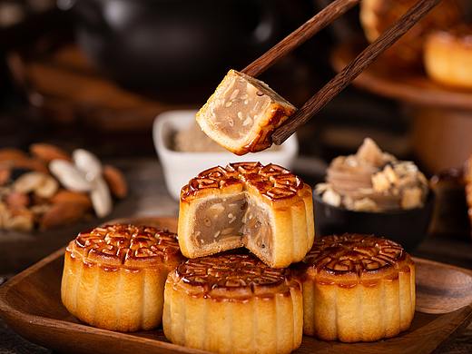 电商摄影：椒盐味广式五仁月饼