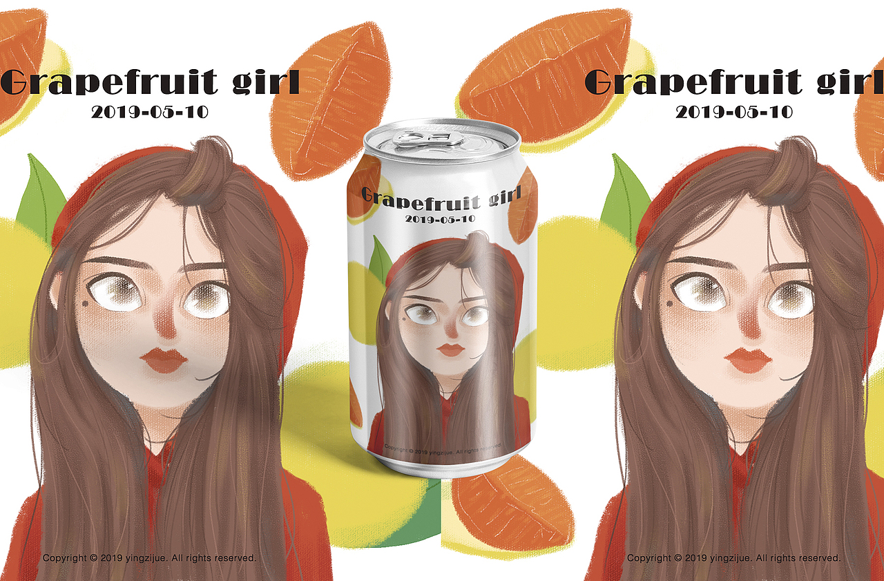 水果女孩系列【二】（图ZMTU4MjkwMTQ4） - 艺术插画 - 站酷设计师八两UI原创素材 - 站酷ZCOOL