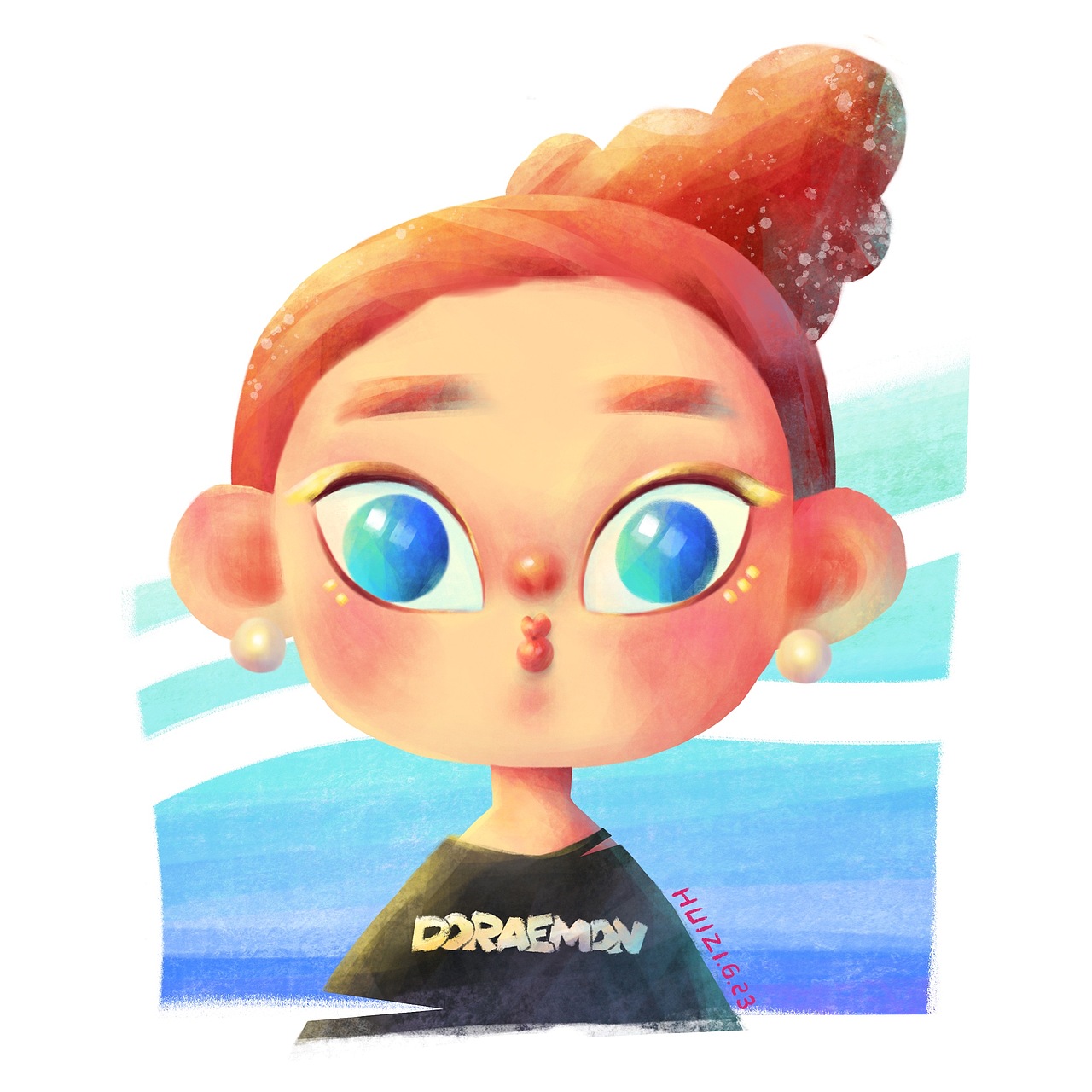 守護(hù)小可愛（圖ZMjkxMzA0OTU2） - 兒童插畫 - 站酷設(shè)計(jì)師Flankie原創(chuàng)素材 - 站酷ZCOOL