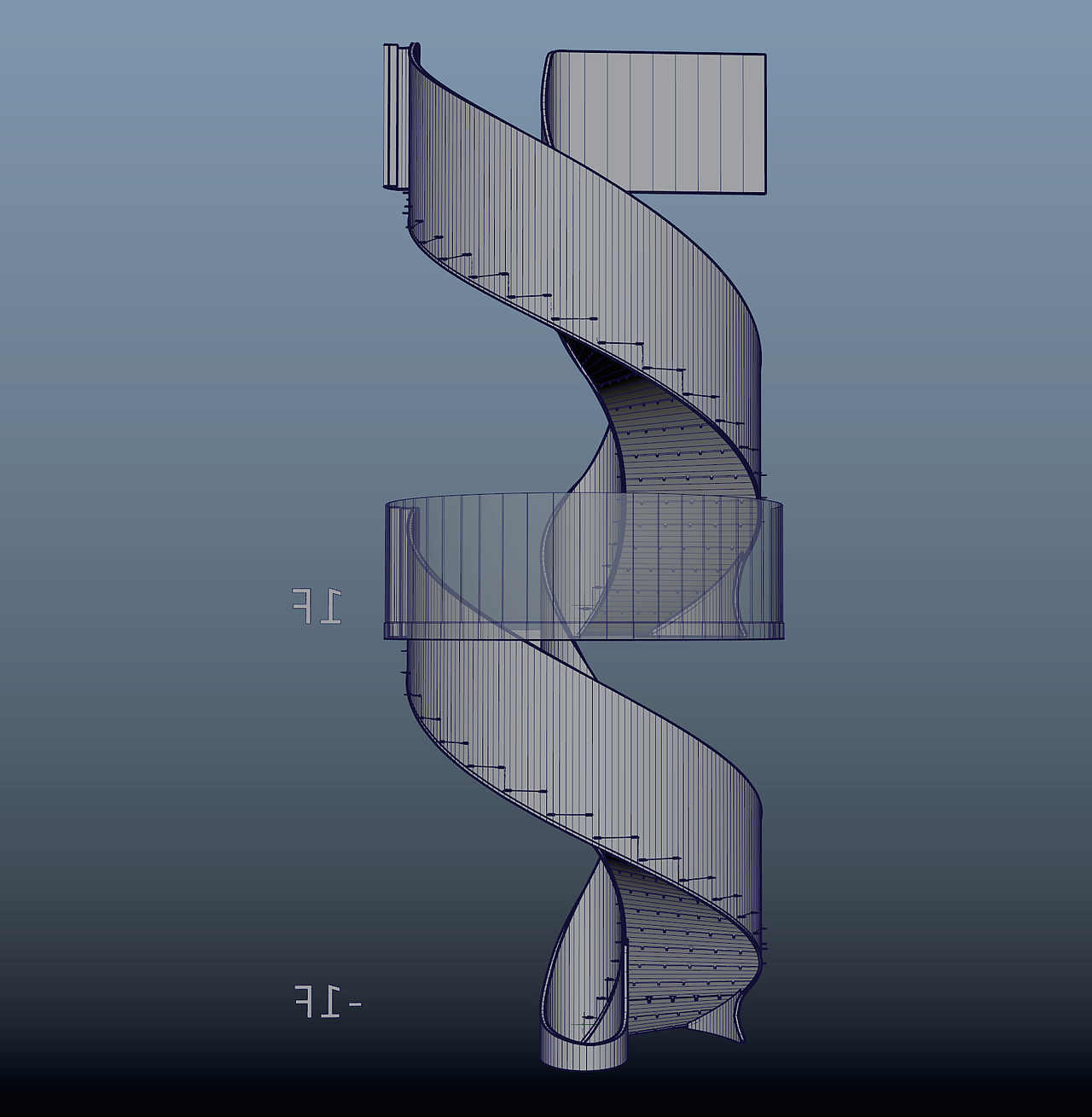 卡素金属美学：旋转楼梯深化设计（图ZMTc3MTE5NzY4） - 建筑/空间 - 站酷设计师卡素金属美学原创素材 - 站酷ZCOOL
