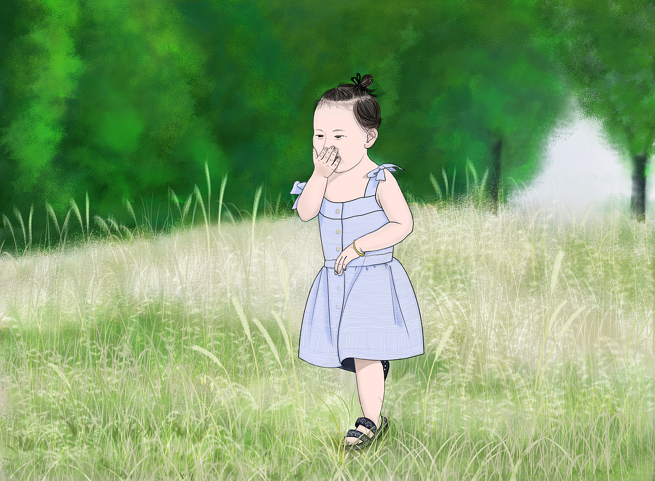 小胖妞（图ZODg5NDQ1MzI=） - 绘本 - 站酷设计师M大饼妹原创素材 - 站酷ZCOOL